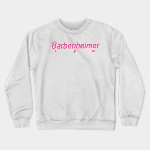 Barbenheimer Crewneck Sweatshirt by davieloria